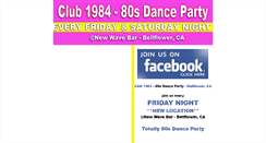 Desktop Screenshot of club1984.com