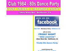 Tablet Screenshot of club1984.com